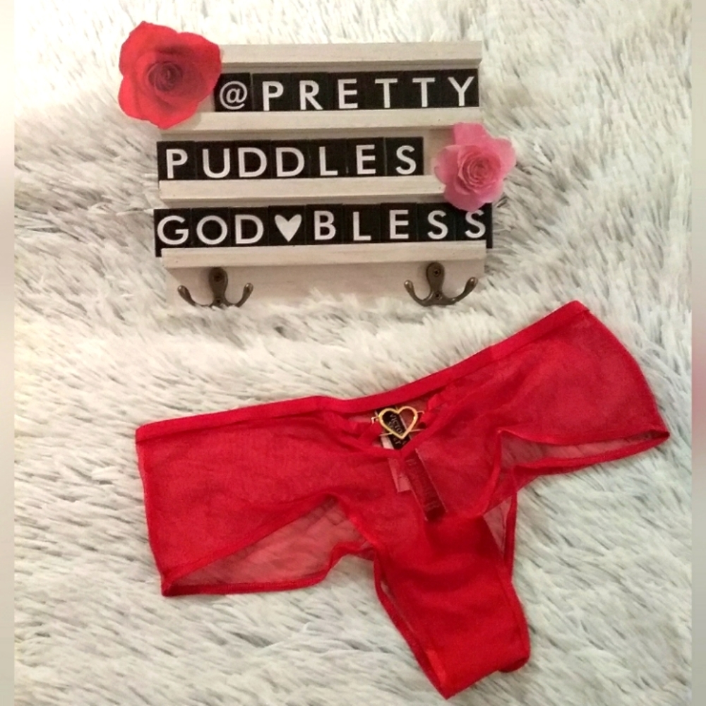 ❤ VS Very Sexy ❤ Heartware ❤ Mesh Cheeky Panty ❤